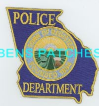 GEORGIA,REGISTER POLICE 1 STATE SHAPED 1